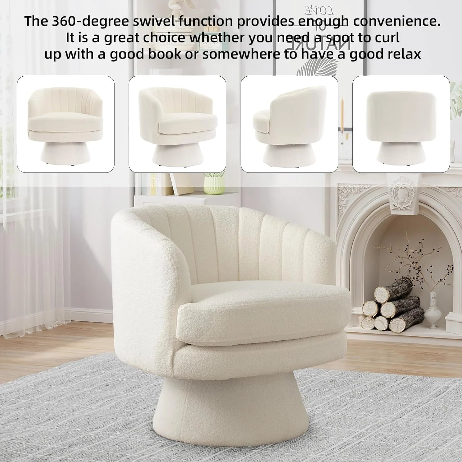 Very Comfortable Swivel Reading Chair - Today's Free Shipping