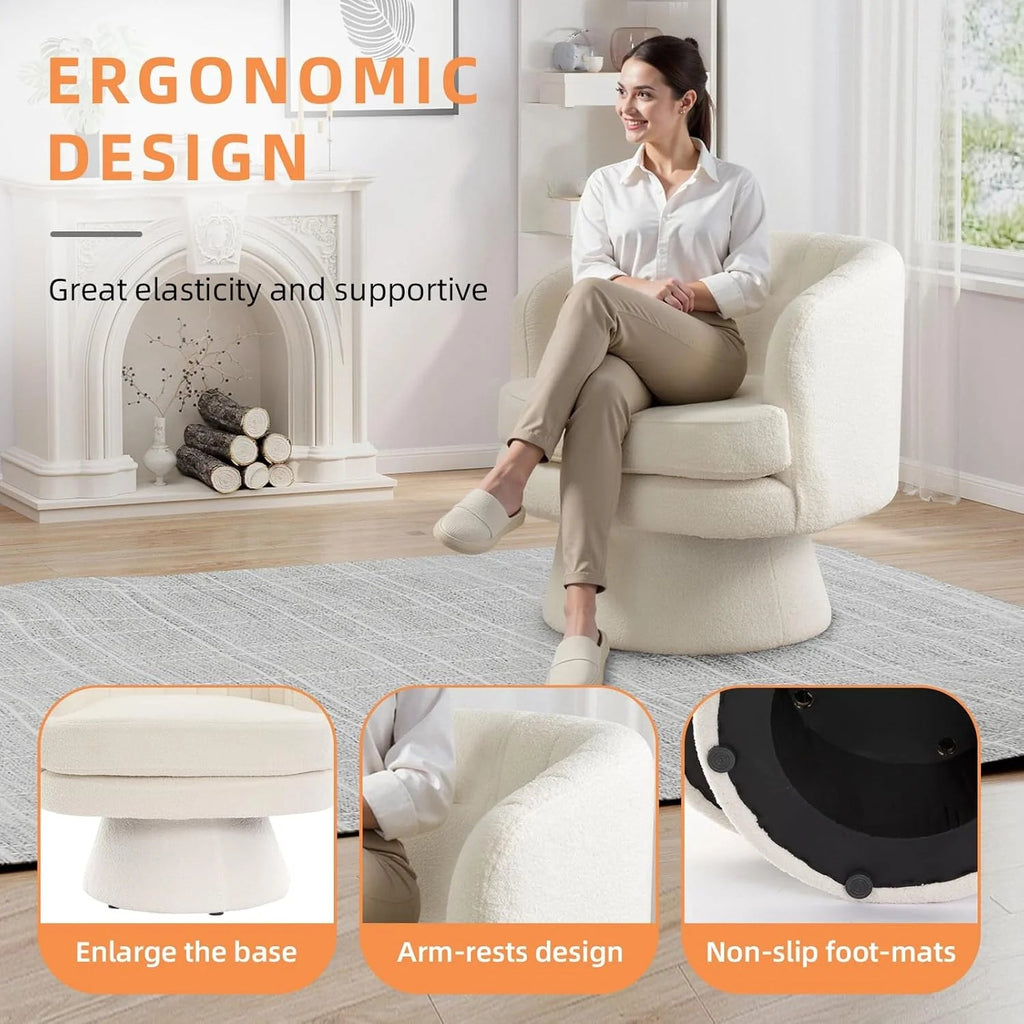 Very Comfortable Swivel Reading Chair - Today's Free Shipping
