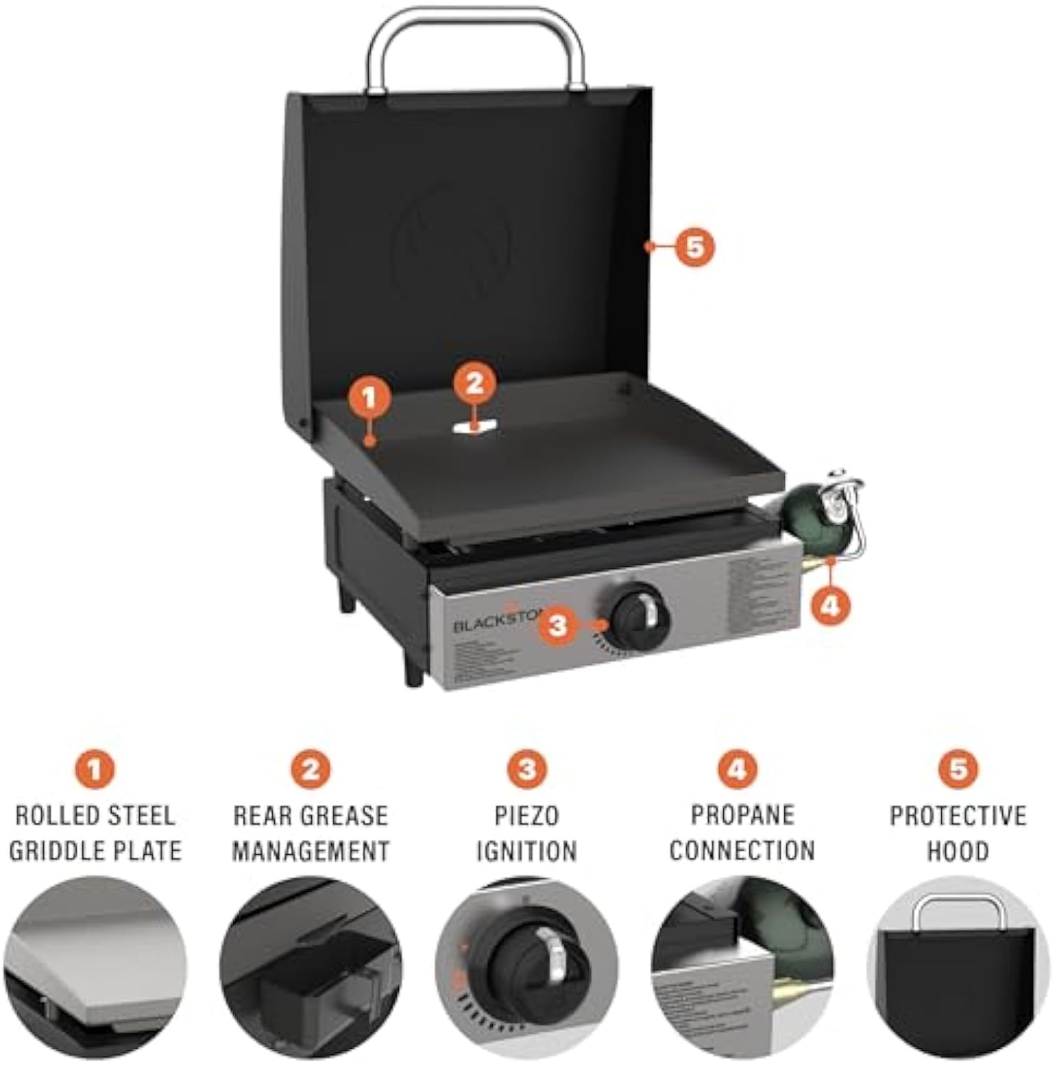 17" Portable Outdoor Griddle