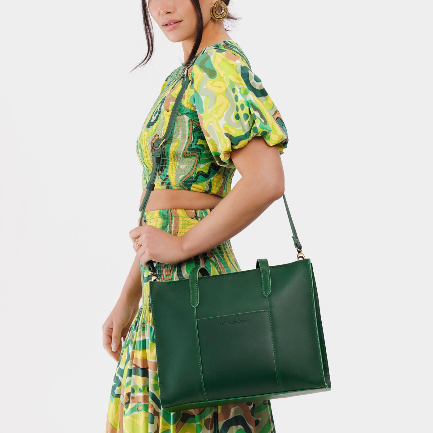 Large Lola Zipper Crossbody Tote