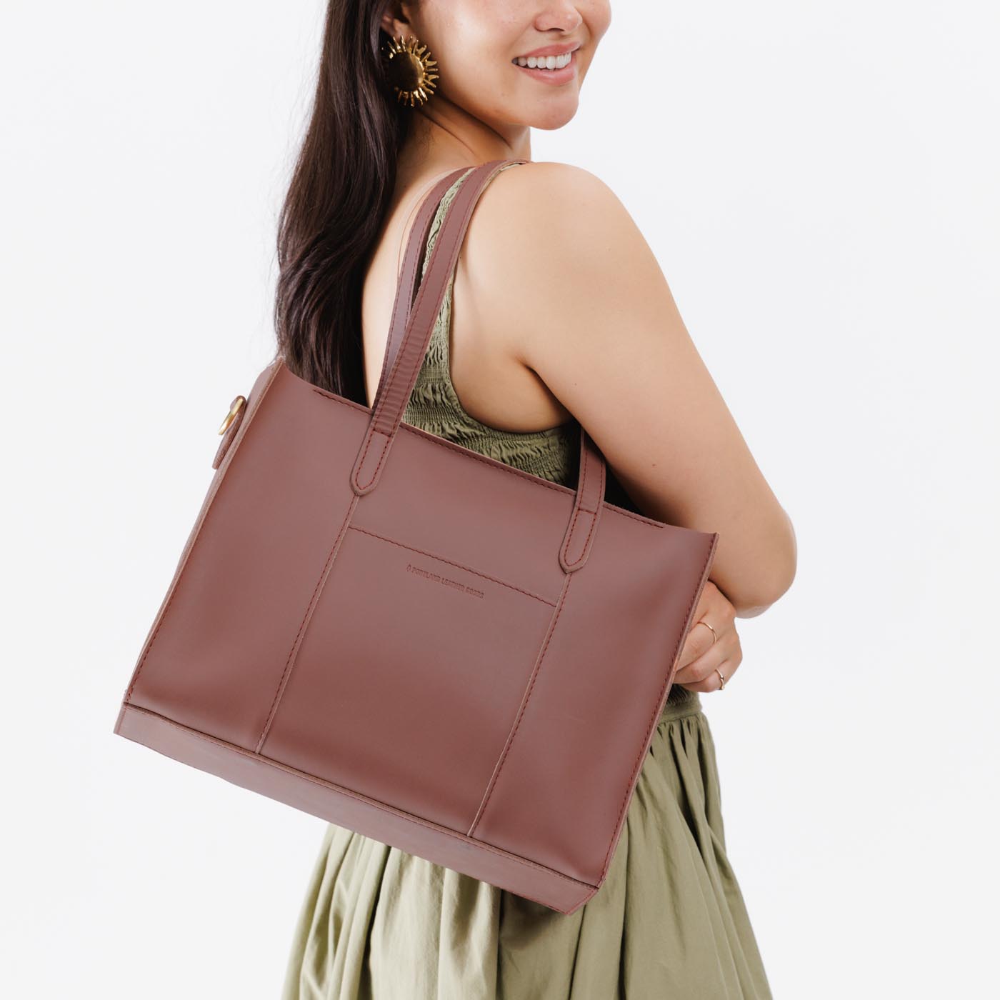 Large Lola Zipper Crossbody Tote