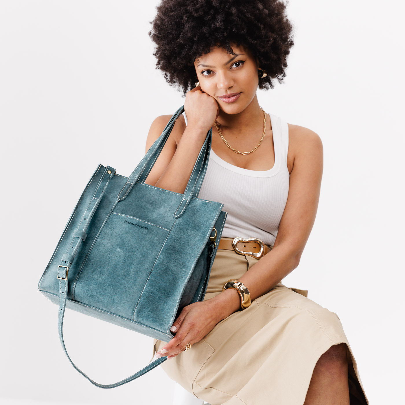 Large Lola Zipper Crossbody Tote